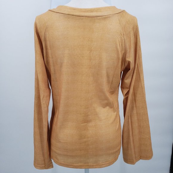 MONTANA WEST Western Aztec Long Sleeve T Shirt Serape Print V Neck  M-XXX NWT - Picture 6 of 7